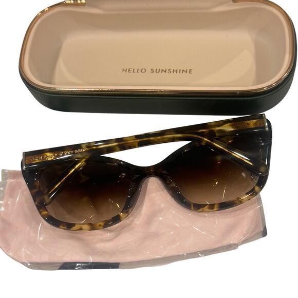 Kate Spade New York Amara/S Cat-Eye Sunglasses Tortoise NWB - Picture 8 of 13